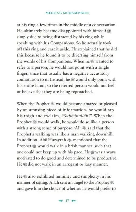 MEETING MUHAMMAD ﷺ