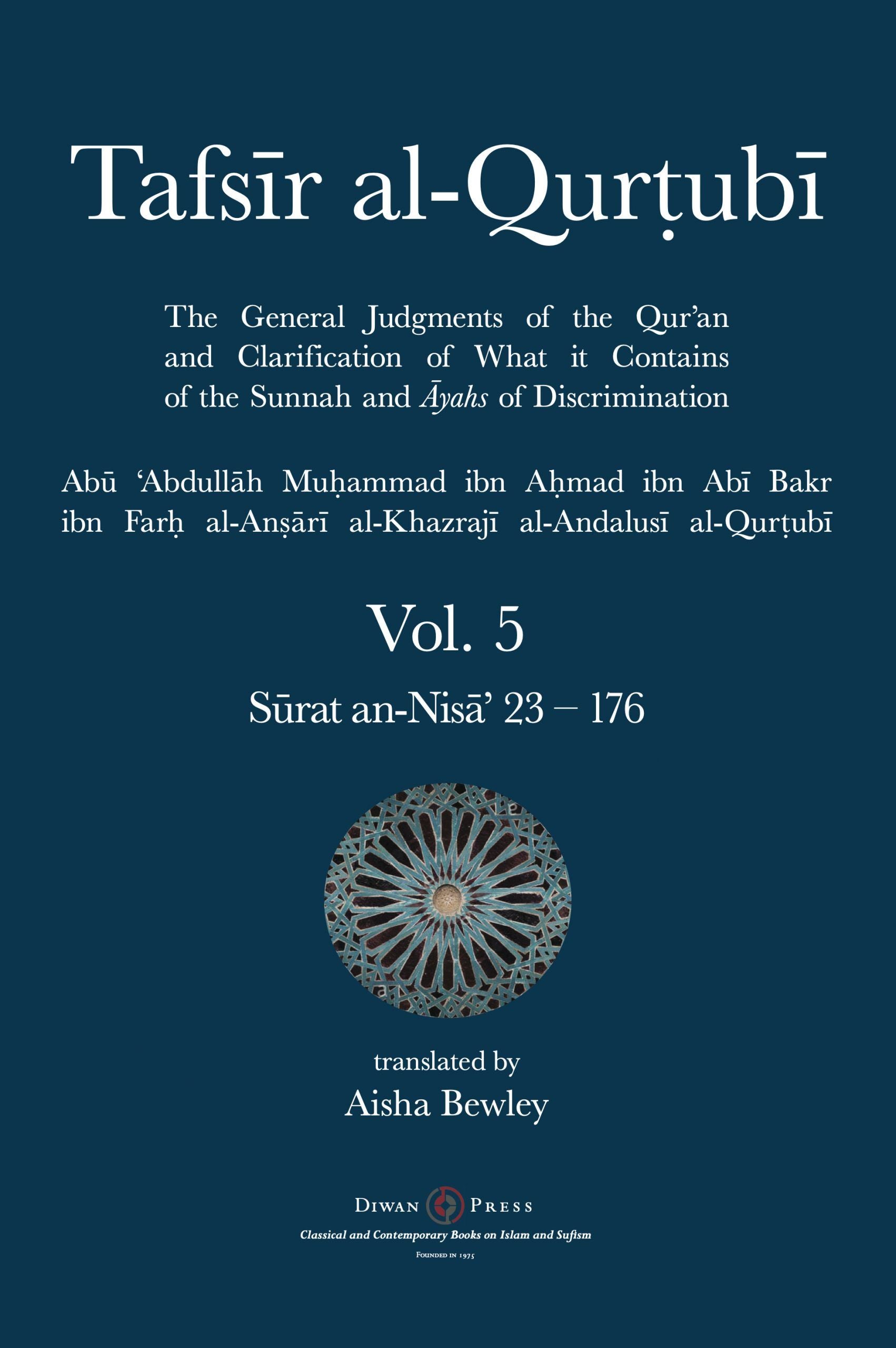 Tafsir al-Qurtubi – Vol. 5 Surat an-Nisa’ 23 – 176