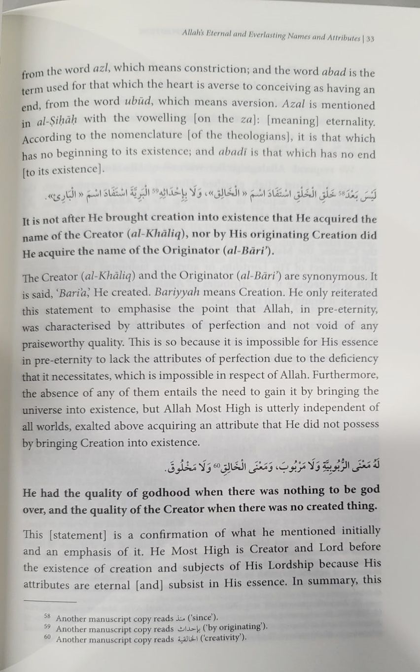 Imam Al-Tahawi's Creed of Islam: An Exposition