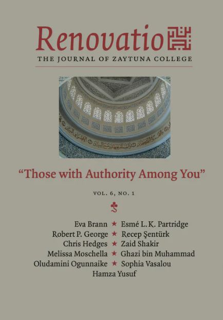 Renovatio: Those With Authority Among You - Vol. 6 No. 1