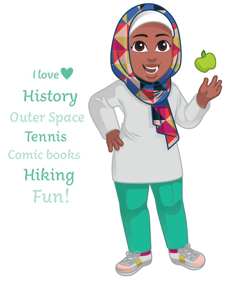 KARIMA - history buff, loves outer space, full of energy