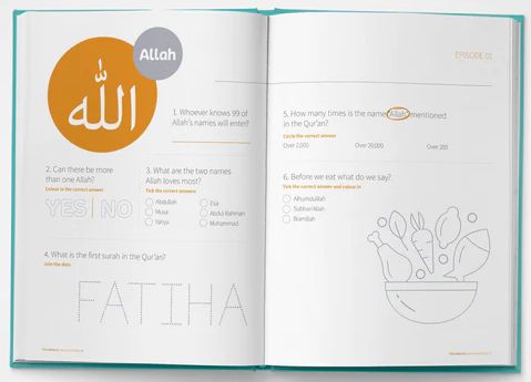 Names Of Allah Workbook