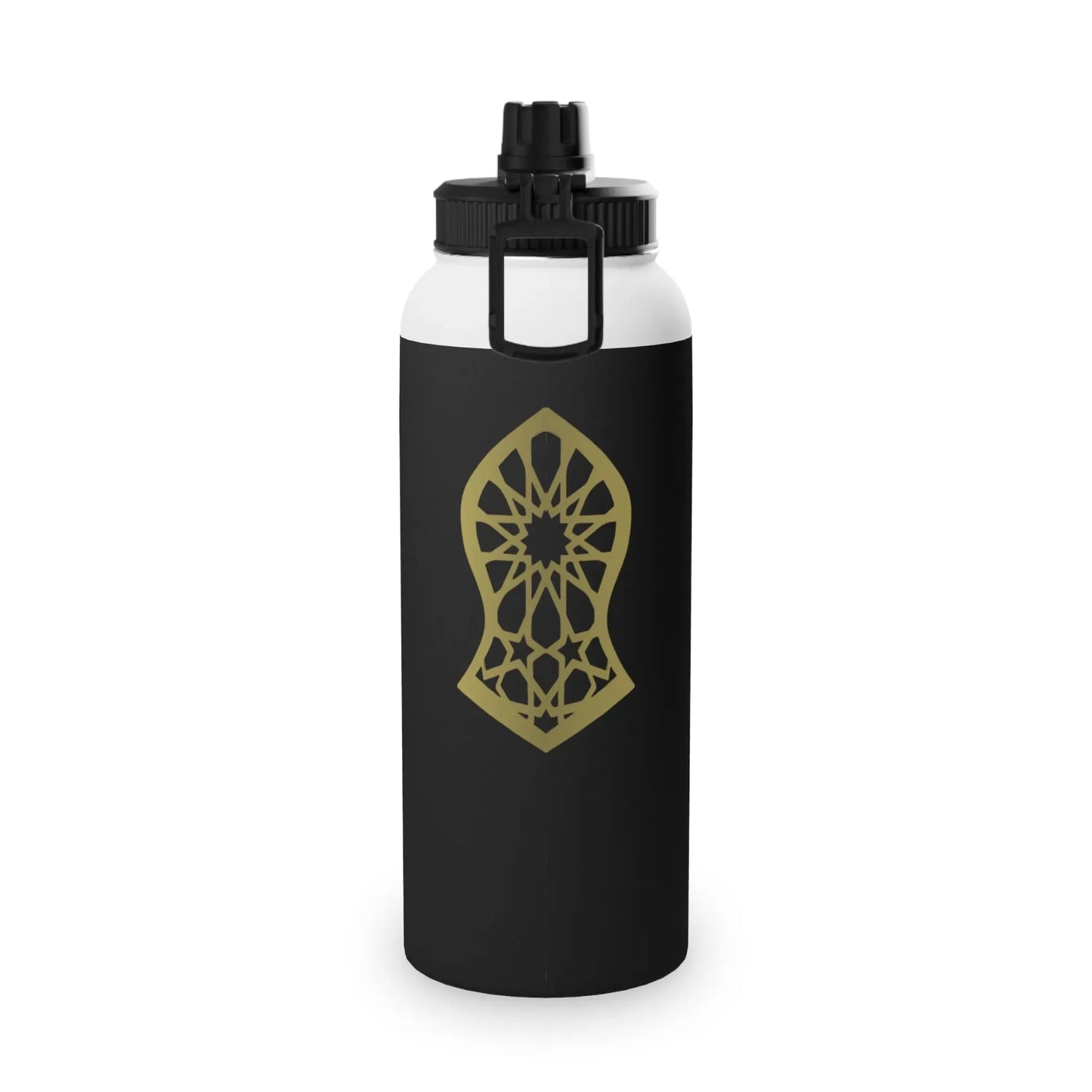 Sandala Stylish Stainless Steel Water Bottle with Sports Lid book cover