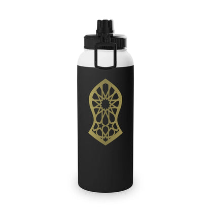 Sandala Stylish Stainless Steel Water Bottle with Sports Lid book cover