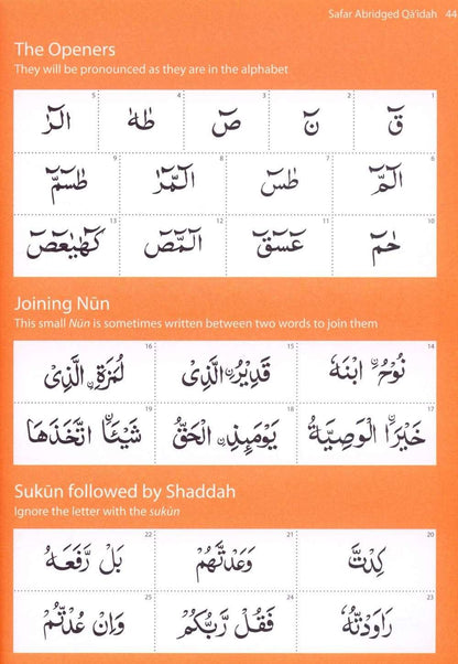 Abridged Qaidah – Learn to Read Series (HB)