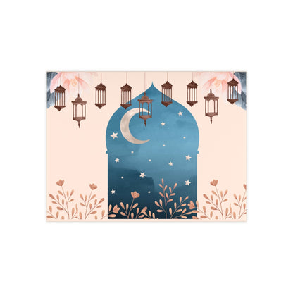 Ceramic Tile — Ramadan Moon & Lantern Decorative Keepsake