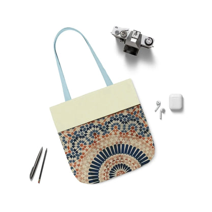 Moroccan Design Tote Bag, 3-Color Straps book cover
