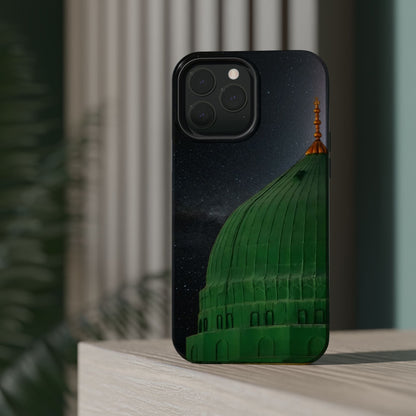 Green Dome  Design Iphone Magnetic Tough Cases