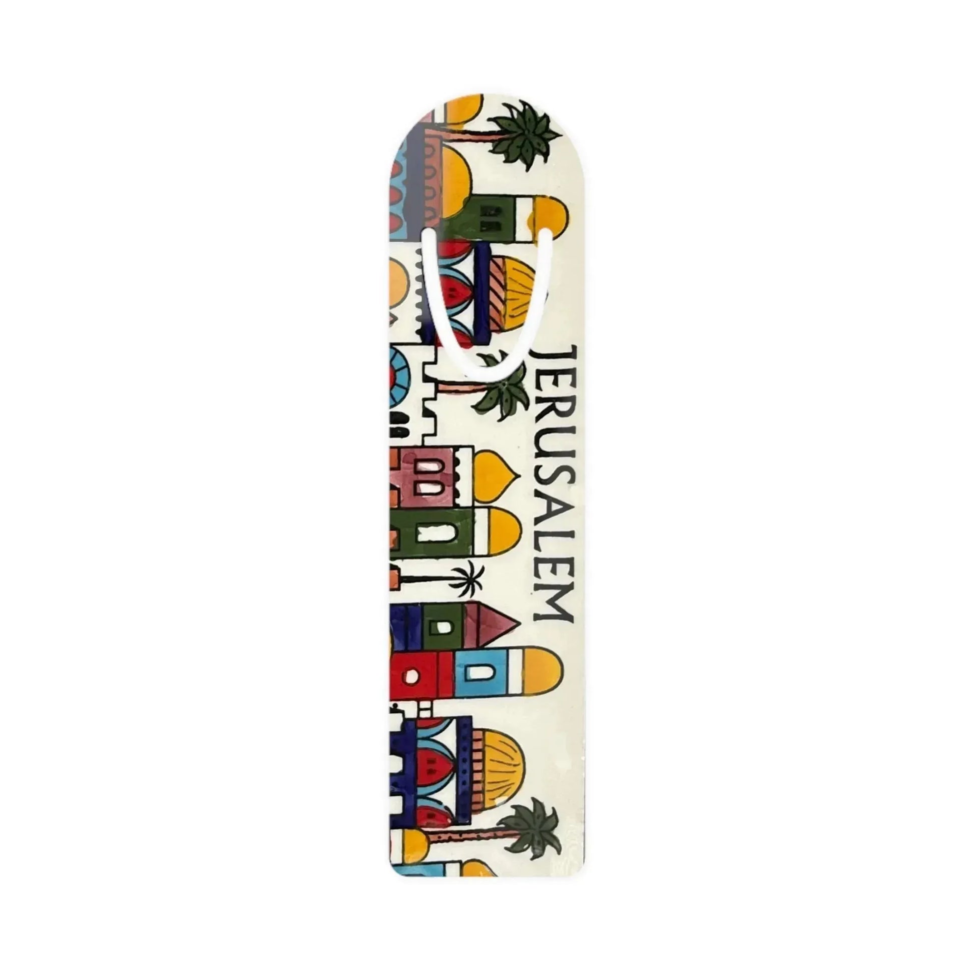Jerusalem City Bookmark - Stylish Metal Page Holder book cover