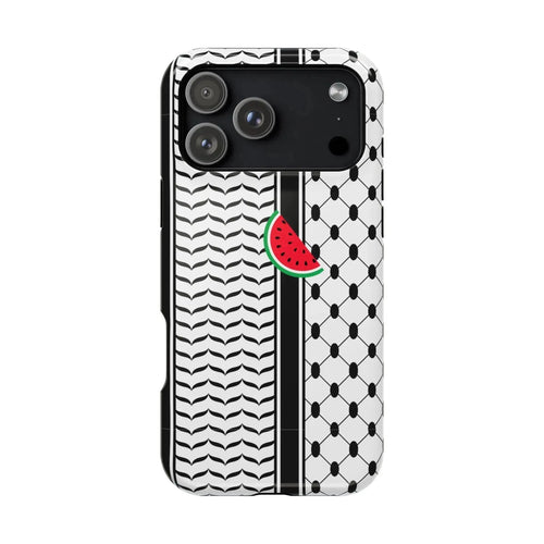 Kufieh Geometric Design Iphone Magnetic Tough Case book cover