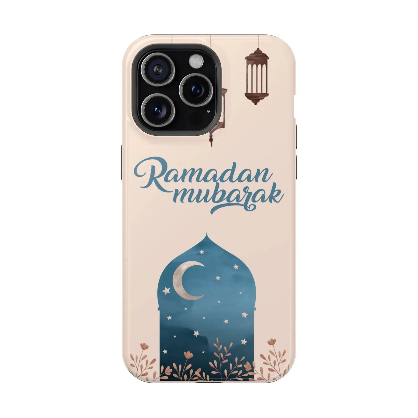 Ramadan Mubarak Design - Iphone Magnetic Tough Case book cover
