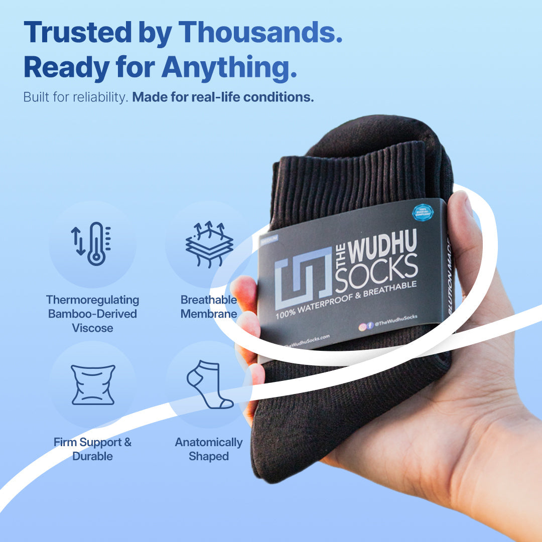 The Wudhu Socks: Year-Round Socks for Ablution