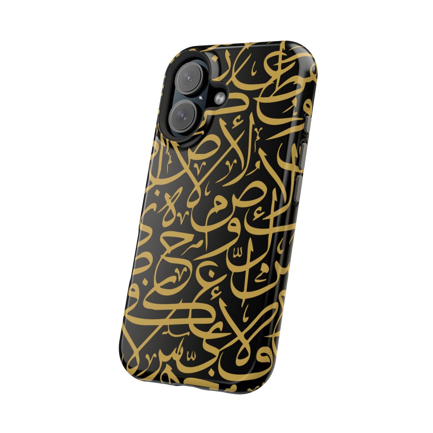 Black and Gold Arabic Letters  Iphone Magnetic Tough Cases