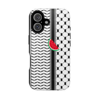 Kufieh Geometric Design Iphone Magnetic Tough Case book cover