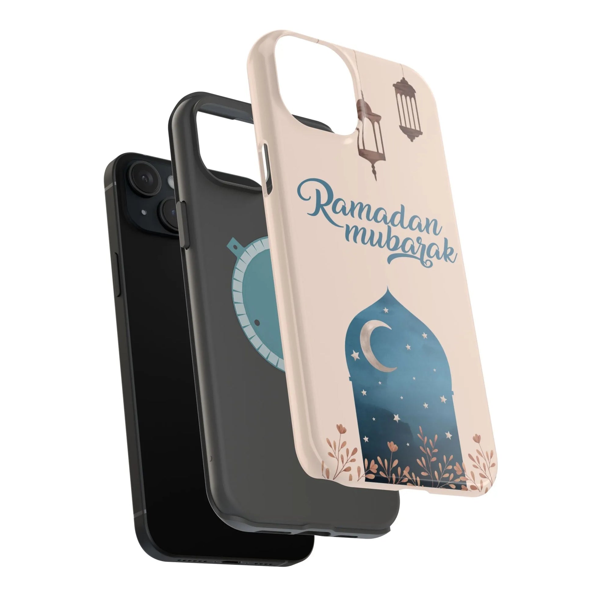 Ramadan Mubarak Design - Iphone Magnetic Tough Case book cover