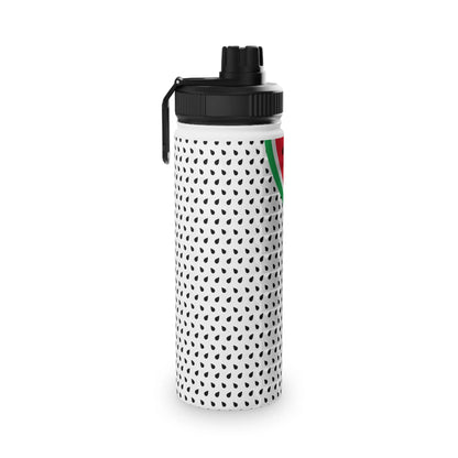 Watermelon Stylish Stainless Steel Water Bottle with Sports Lid book cover