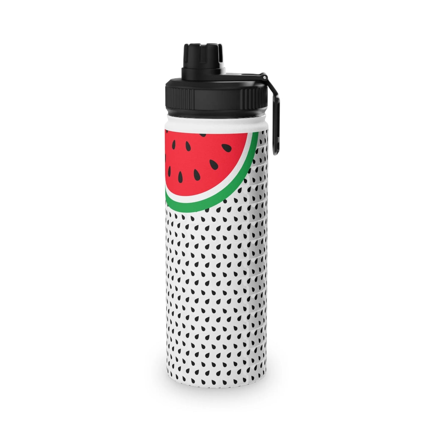 Watermelon Stylish Stainless Steel Water Bottle with Sports Lid book cover