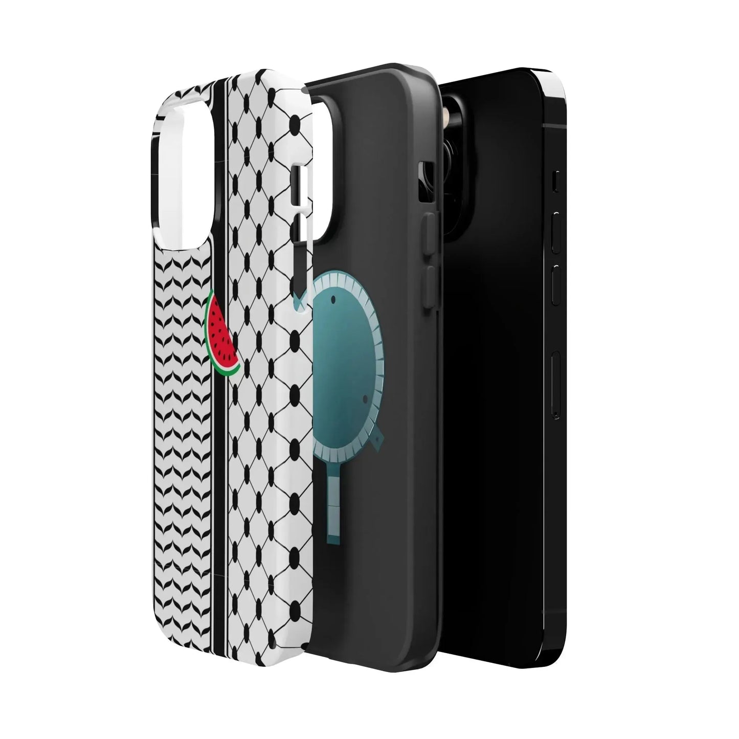 Kufieh Geometric Design Iphone Magnetic Tough Case book cover