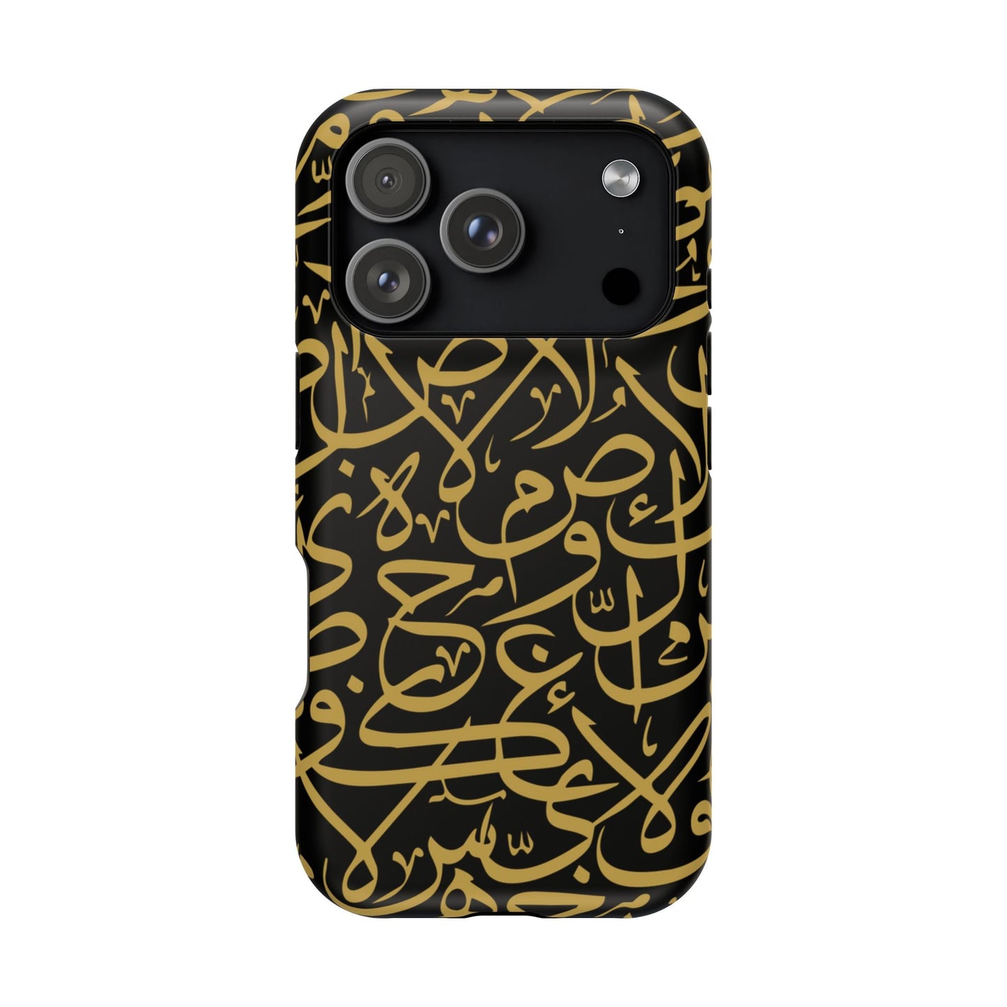 Black and Gold Arabic Letters  Iphone Magnetic Tough Cases