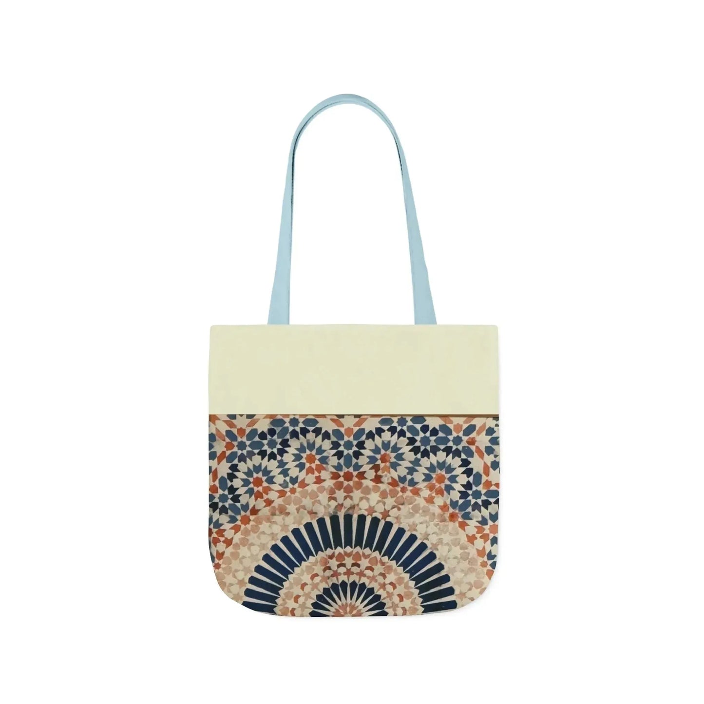 Moroccan Design Tote Bag, 3-Color Straps book cover