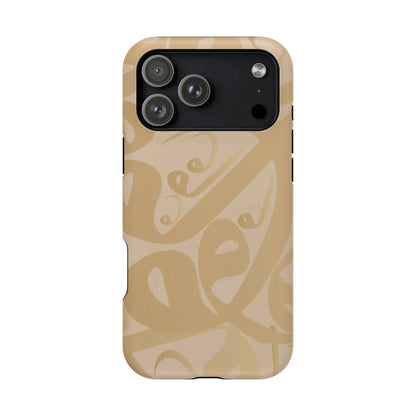 Waw " Design - Iphone Magnetic Tough Case book cover