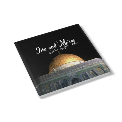 Isra and Mi3raj Ceramic Coaster book cover