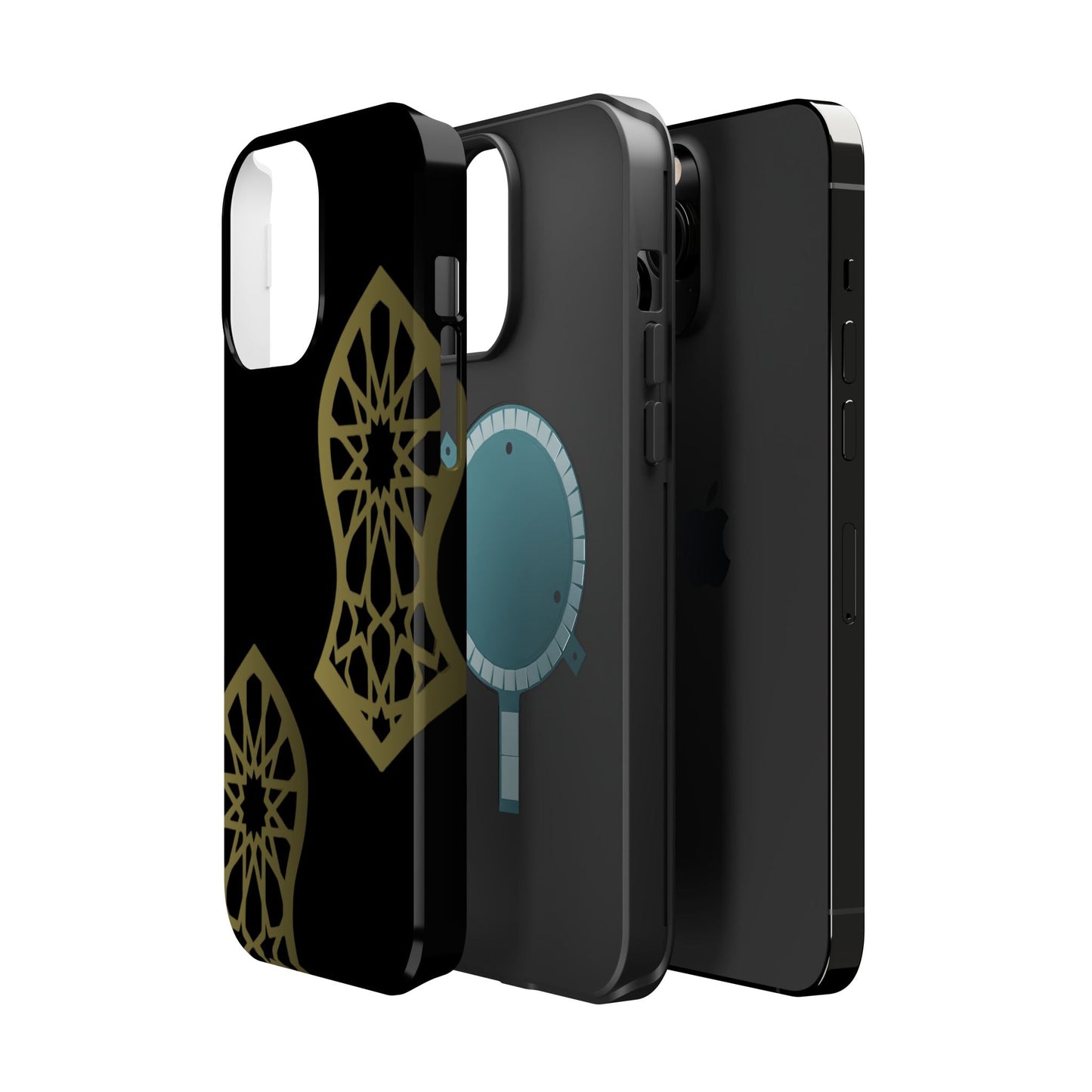 Grey and Gold Sandala Design Iphone Magnetic Tough Cases