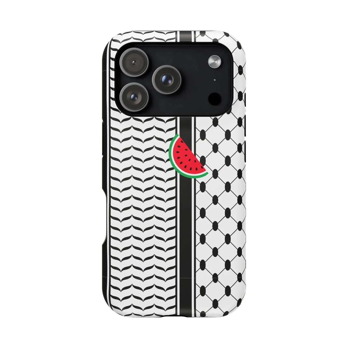 Kufieh Geometric Design Iphone Magnetic Tough Case book cover