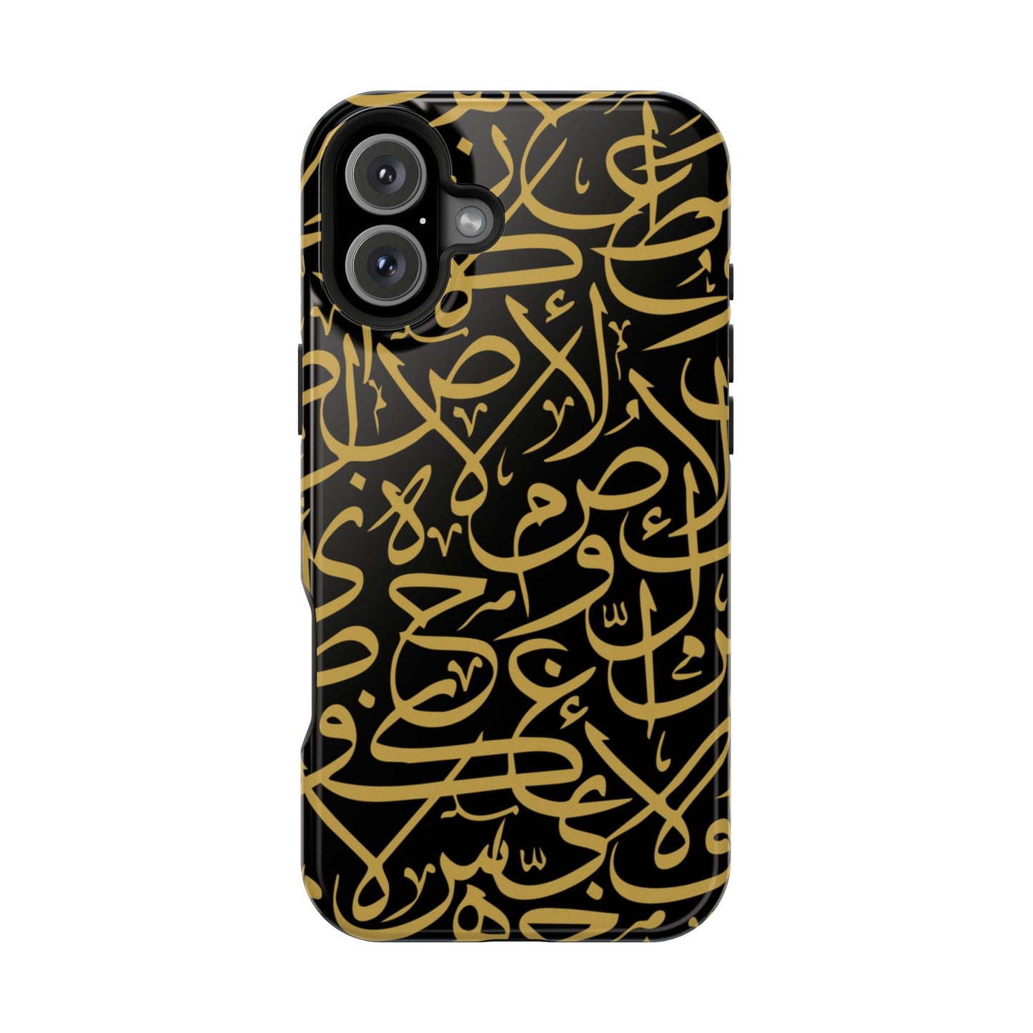 Black and Gold Arabic Letters  Iphone Magnetic Tough Cases