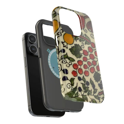 Jerusalem City Fruits Design Iphone Magnetic Tough Case book cover