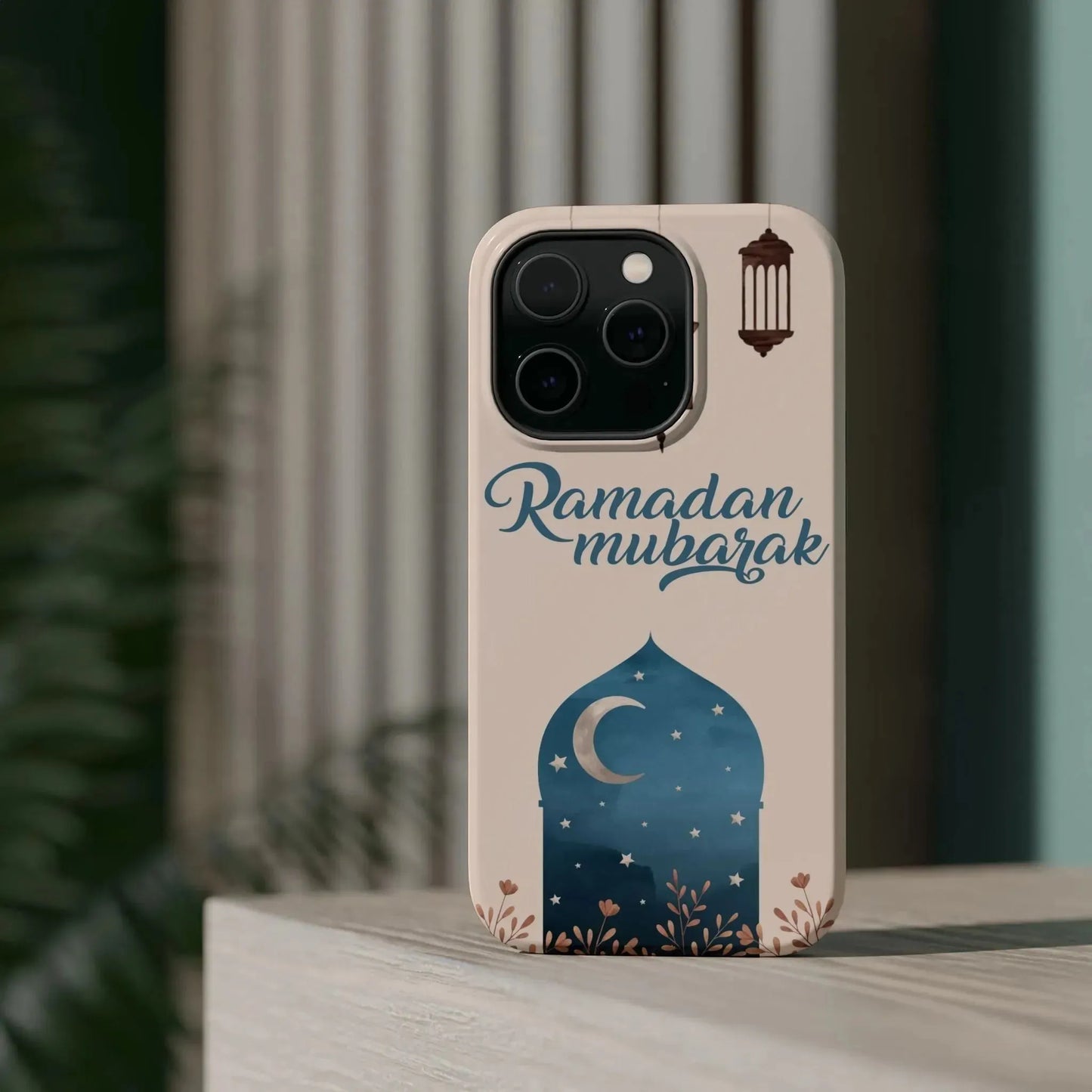 Ramadan Mubarak Design - Iphone Magnetic Tough Case book cover