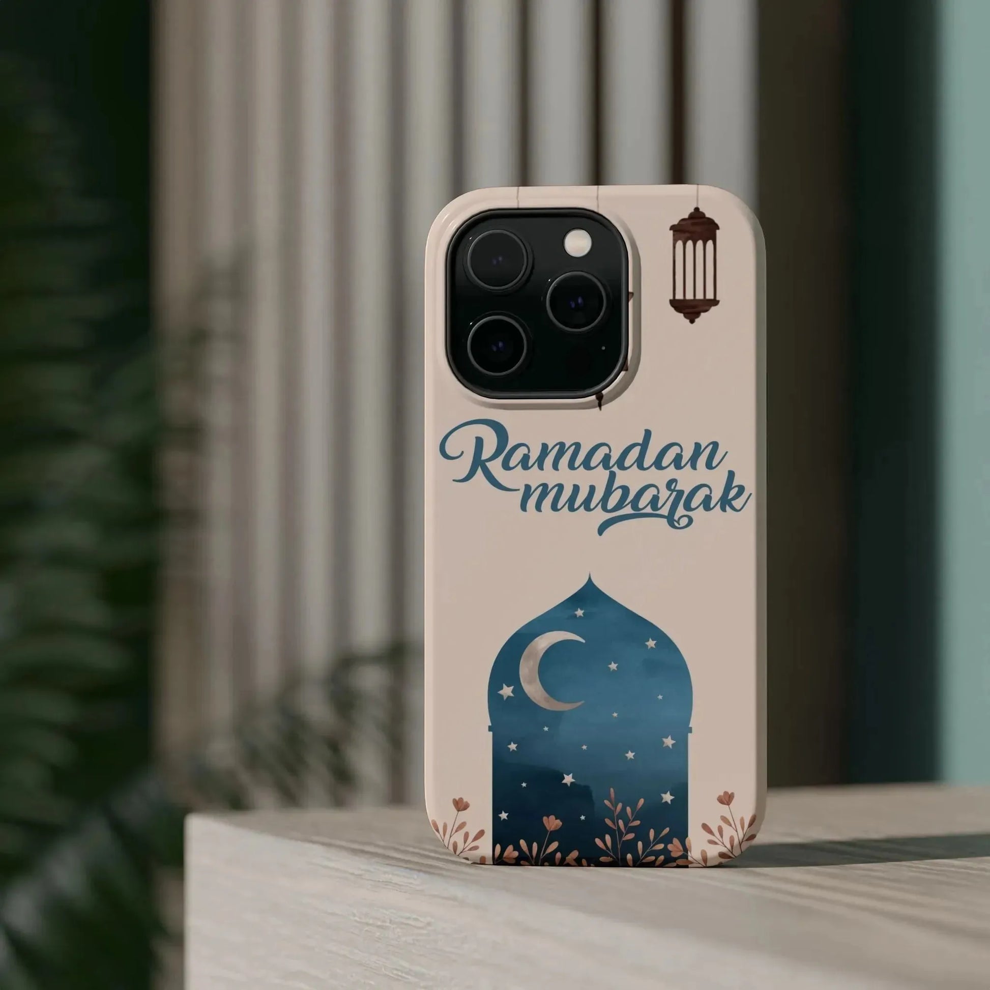 Ramadan Mubarak Design - Iphone Magnetic Tough Case book cover