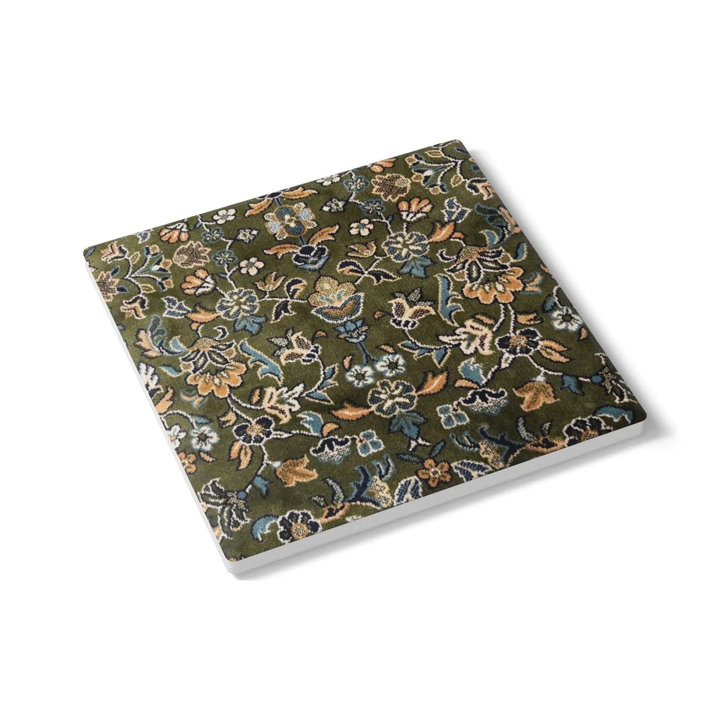 Rawdah  Pattern Ceramic Coaster, Stylish Drinkware, Home Decor, Gift for Housewarming, Coffee Table Accessory