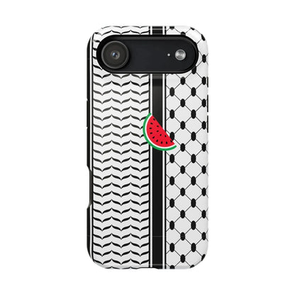 Kufieh Geometric Design Iphone Magnetic Tough Case book cover