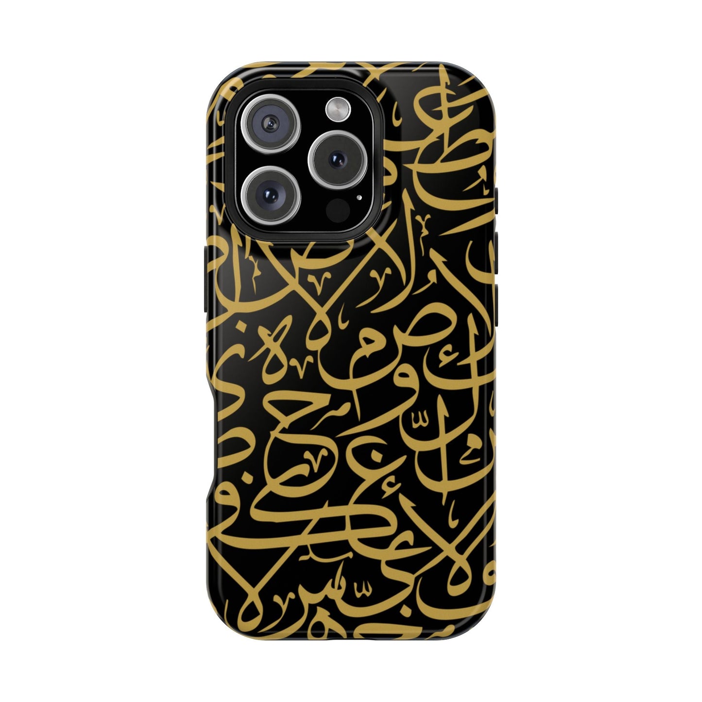 Black and Gold Arabic Letters  Iphone Magnetic Tough Cases