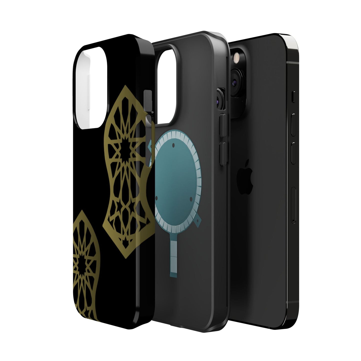 Grey and Gold Sandala Design Iphone Magnetic Tough Cases
