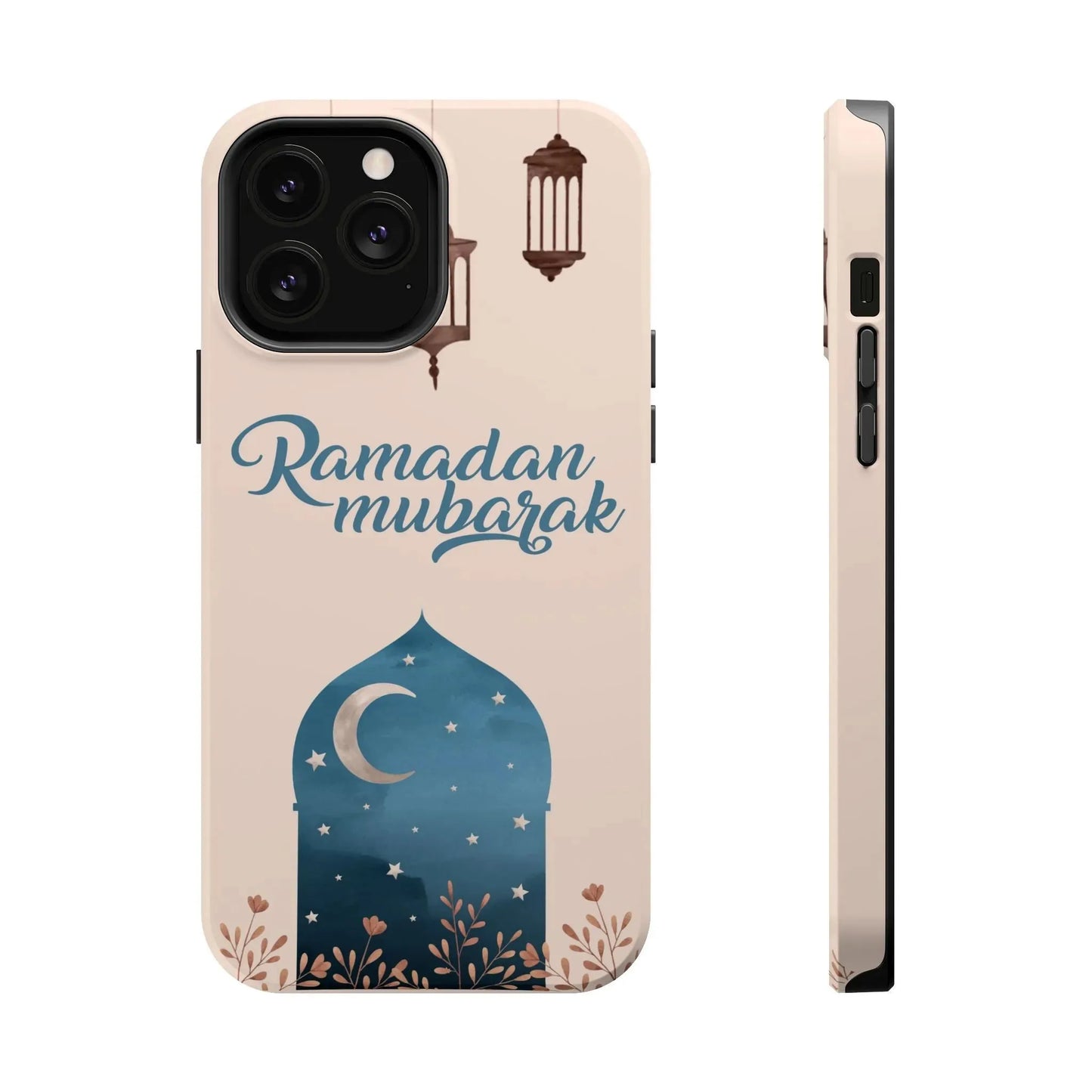 Ramadan Mubarak Design - Iphone Magnetic Tough Case book cover