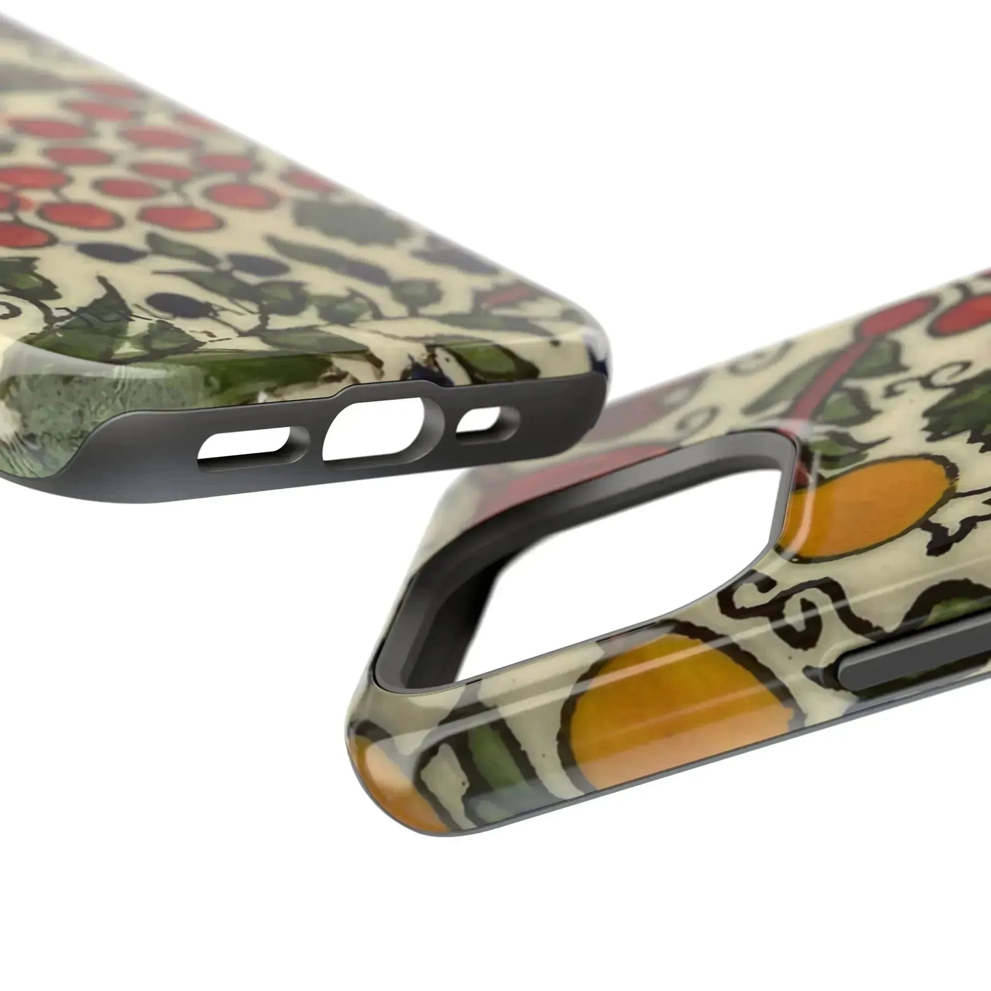Jerusalem City Fruits Design Iphone Magnetic Tough Case book cover