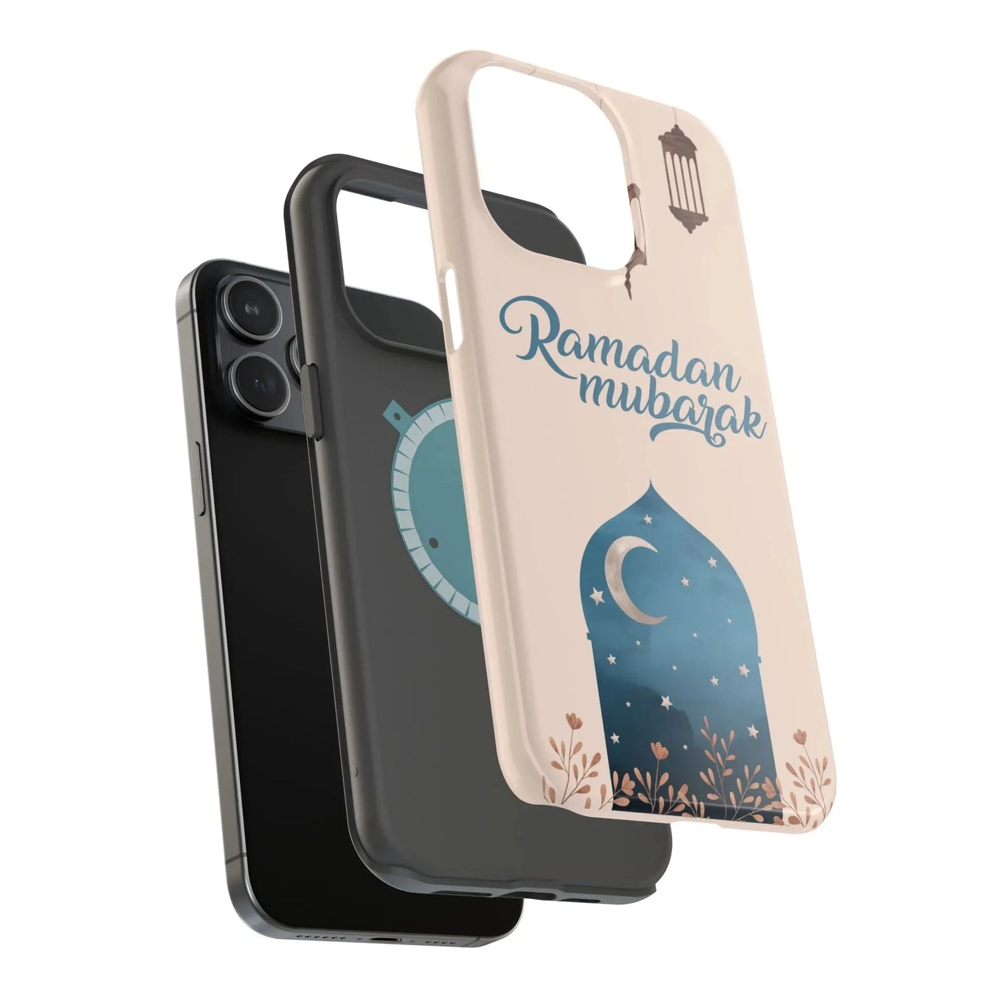Ramadan Mubarak Design - Iphone Magnetic Tough Case book cover