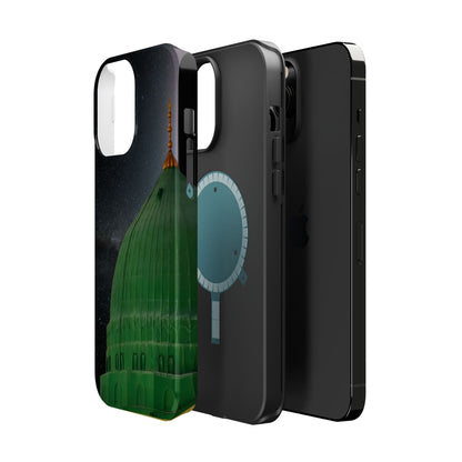 Green Dome  Design Iphone Magnetic Tough Cases