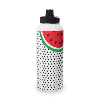 Watermelon Stylish Stainless Steel Water Bottle with Sports Lid book cover