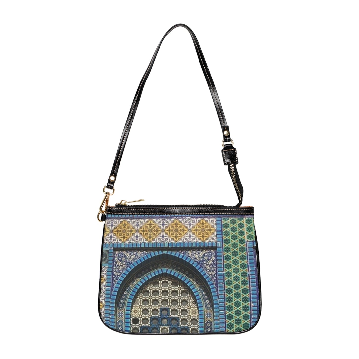 Aqsa Design Shoulder Bag — Small Leather Crossbody Purse