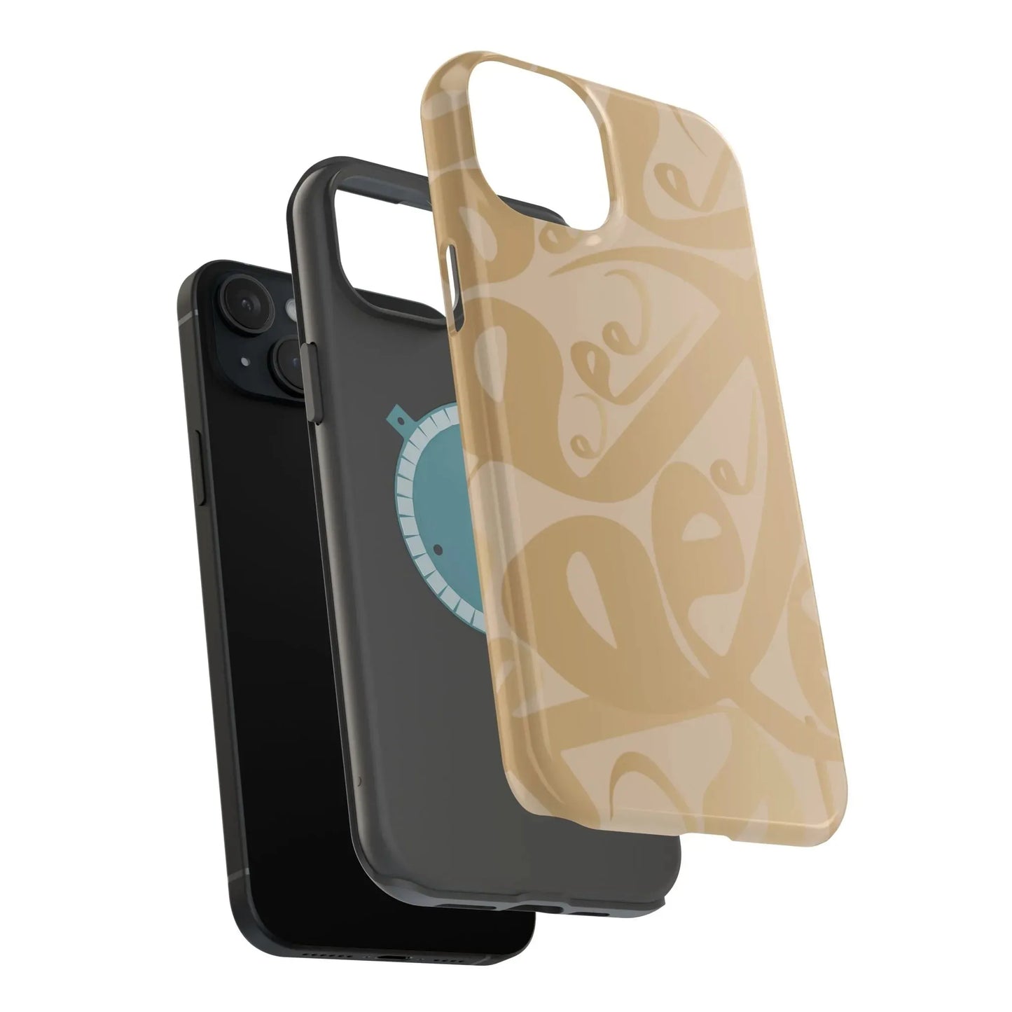 Waw " Design - Iphone Magnetic Tough Case book cover