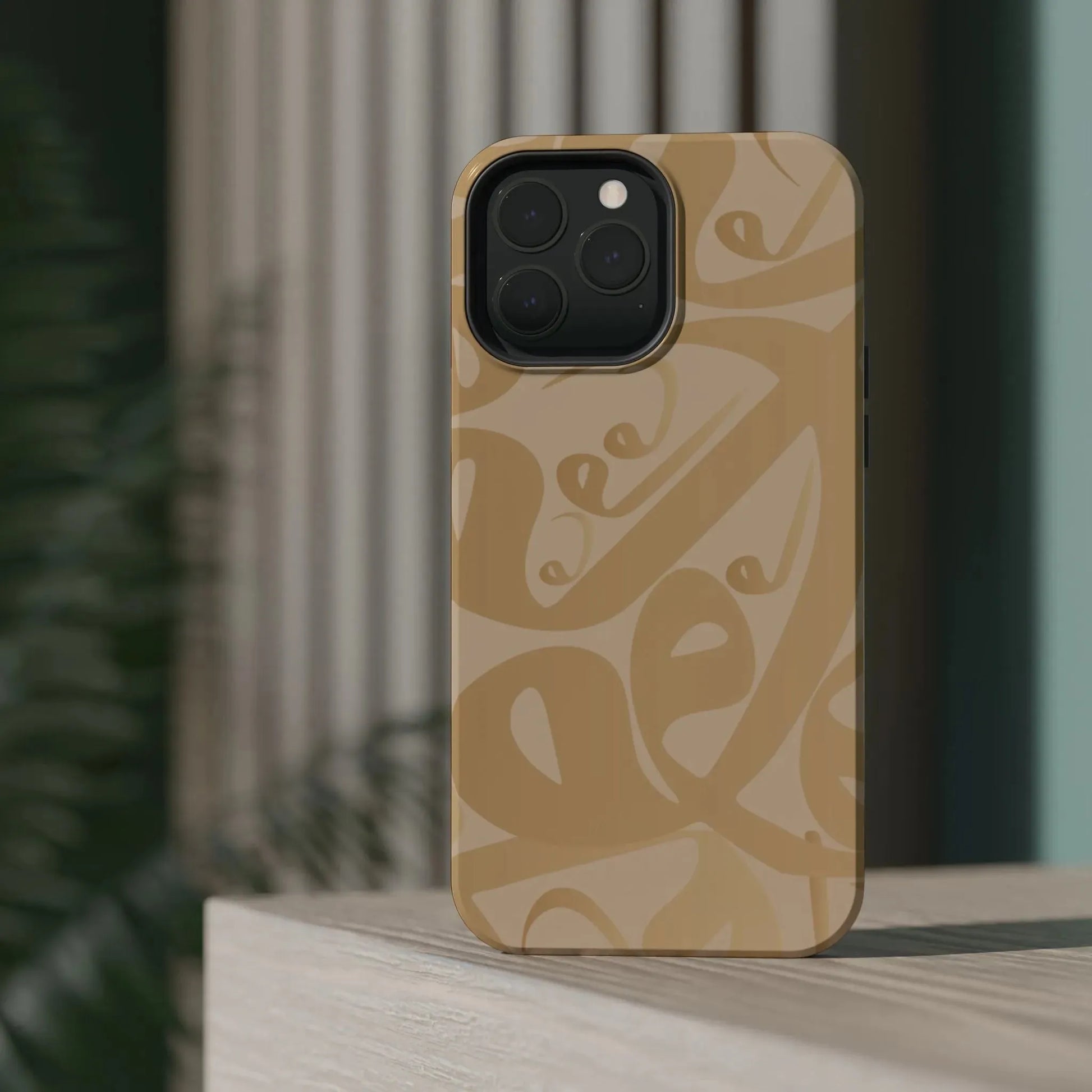 Waw " Design - Iphone Magnetic Tough Case book cover