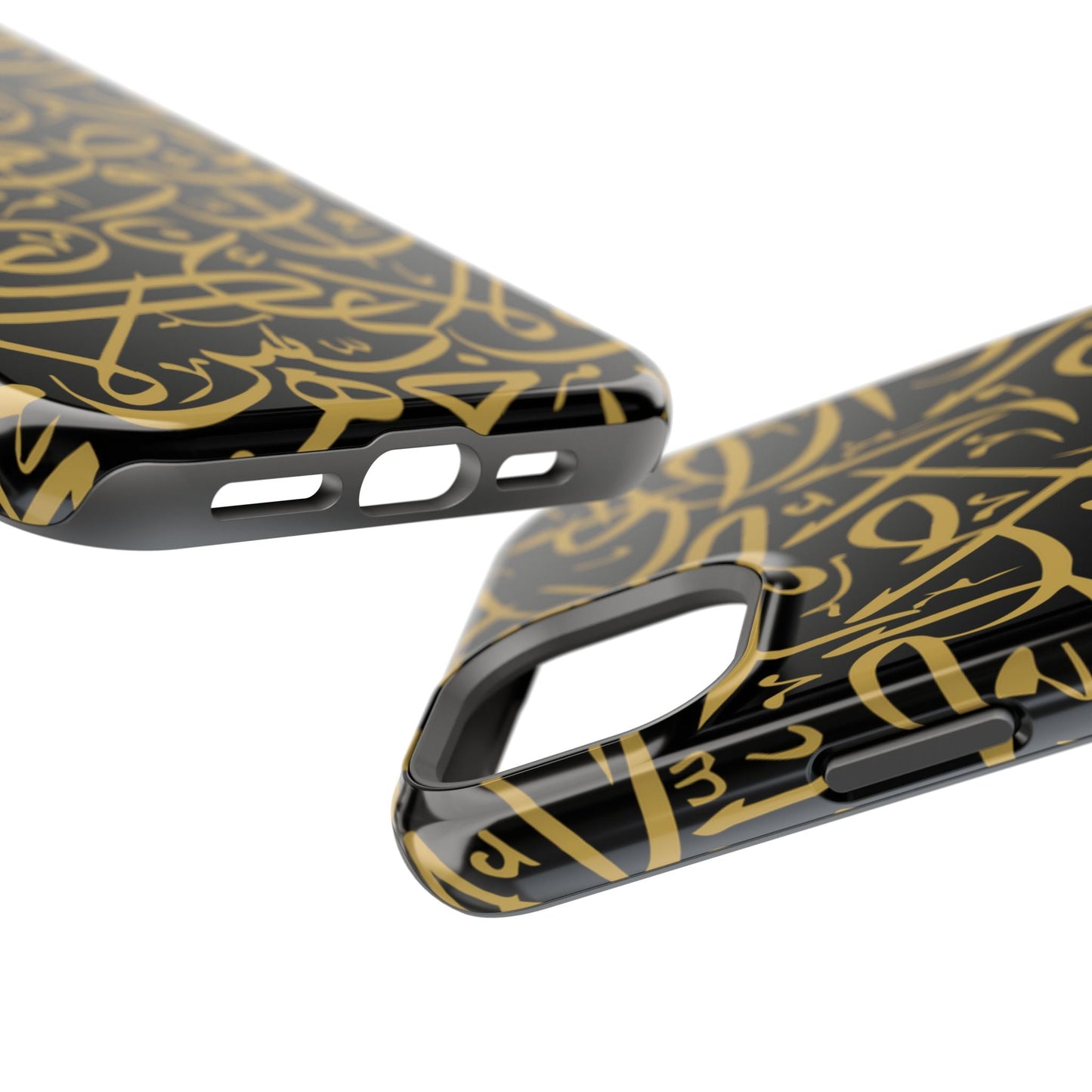 Black and Gold Arabic Letters  Iphone Magnetic Tough Cases