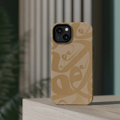 Waw " Design - Iphone Magnetic Tough Case book cover