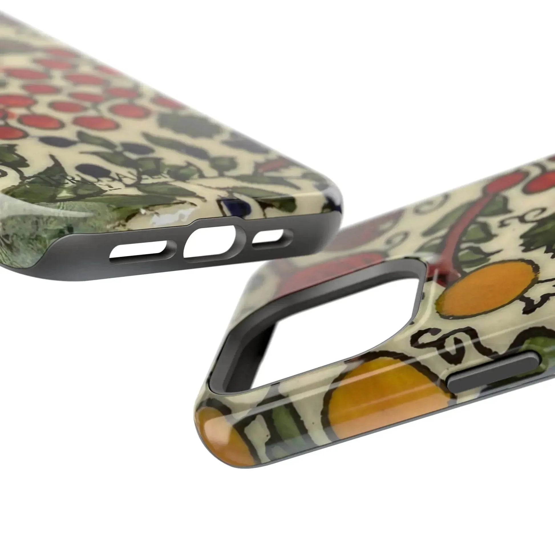 Jerusalem City Fruits Design Iphone Magnetic Tough Case book cover