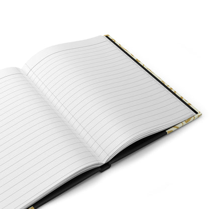 Beige and Gold Arabic Letters Hardcover Journal Matte 2