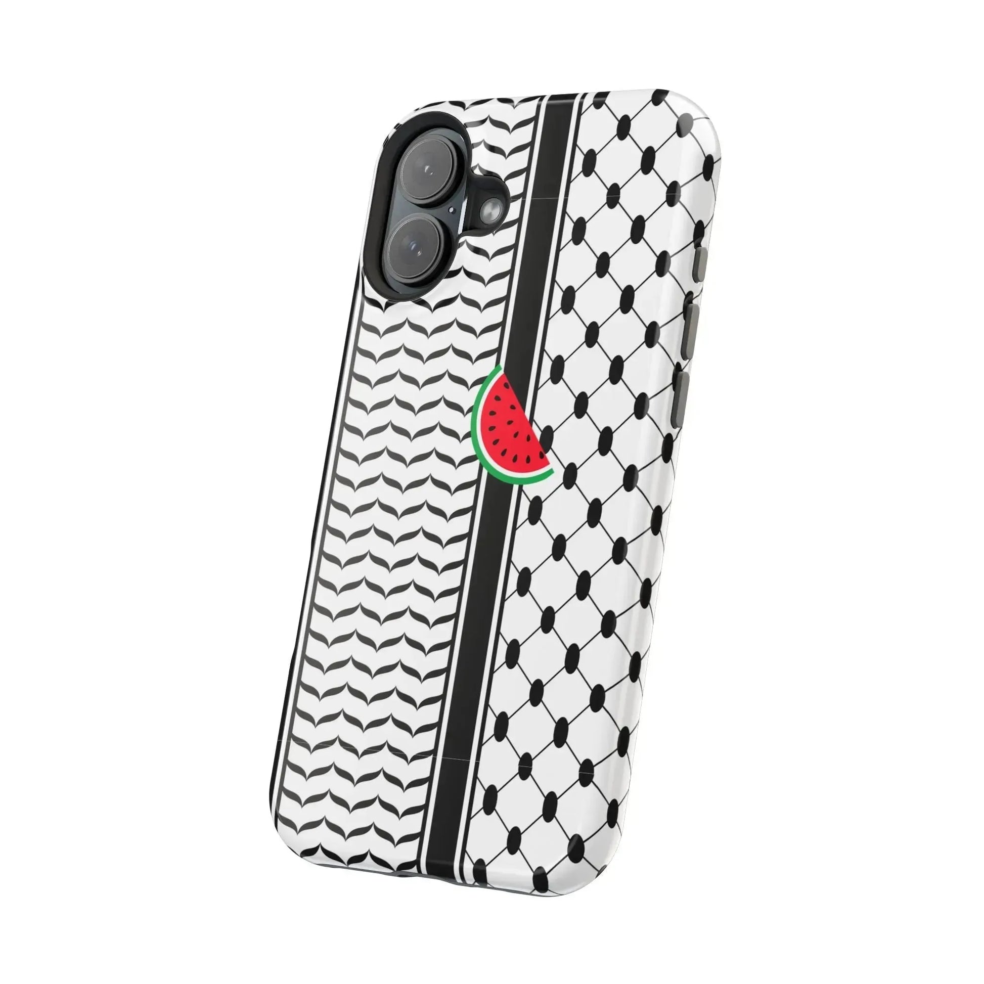 Kufieh Geometric Design Iphone Magnetic Tough Case book cover