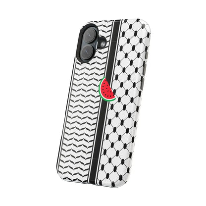 Kufieh Geometric Design Iphone Magnetic Tough Case book cover